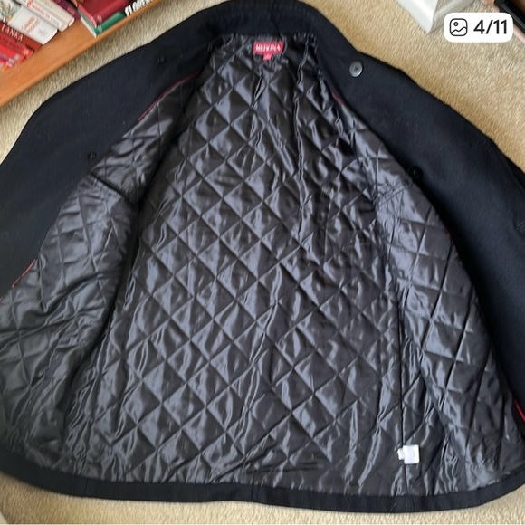 Merona Black Pea Coat. Men’s L - Picture 5 of 11